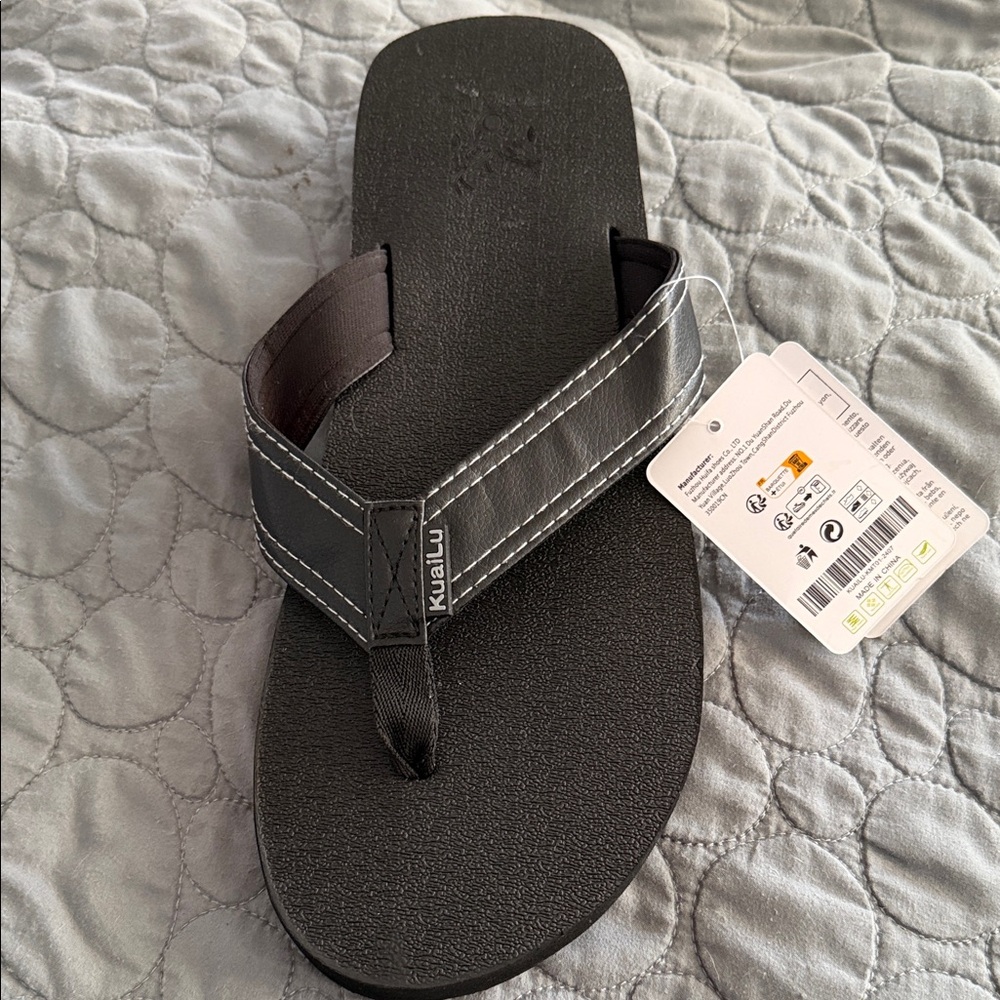 KUAILU Mens Flip Flops Thong Sandals